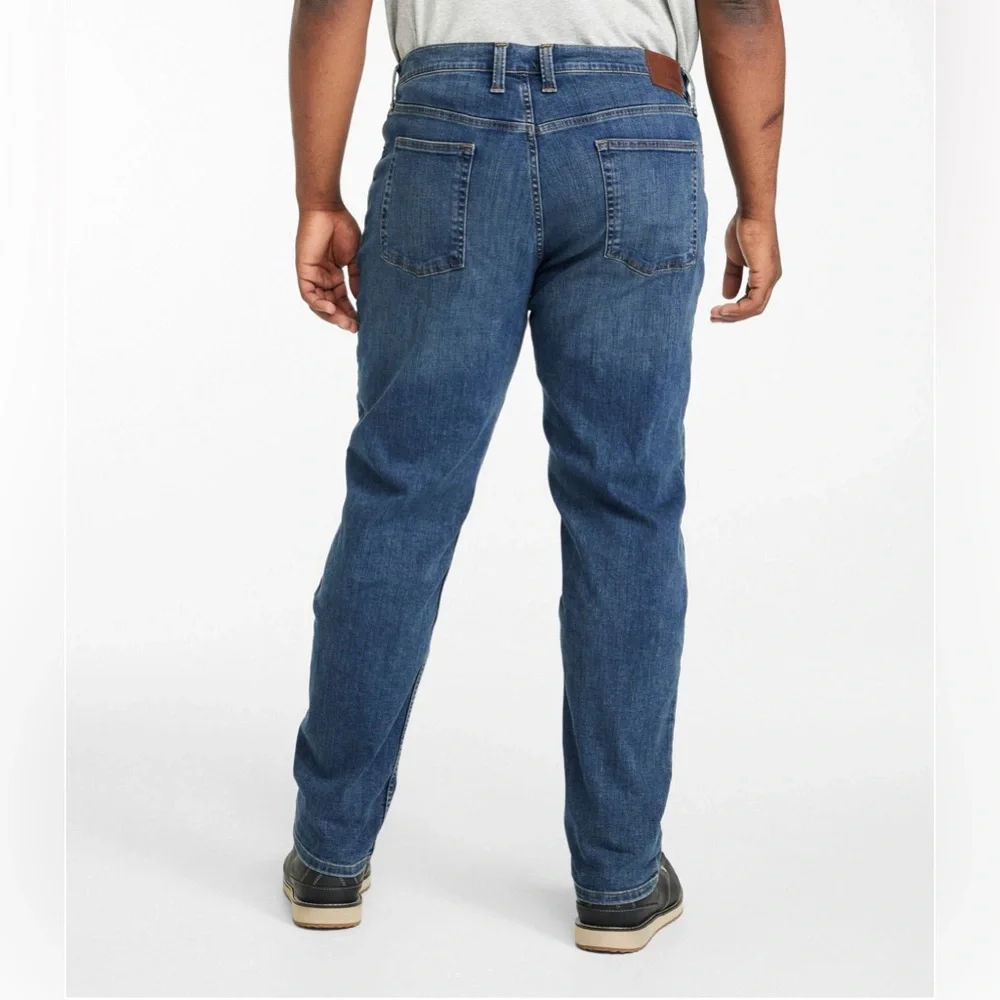 LL Bean. Men's BeanFlex® Jeans, Standard Athletic Fit, Straight Leg. 40x28.